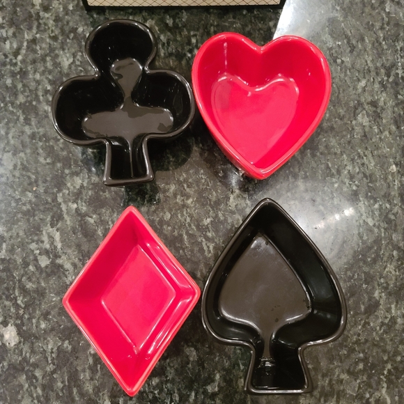 BIA Cordon Bleu Bridge Stonewear Snack Dishes 2003 - Picture 1 of 6